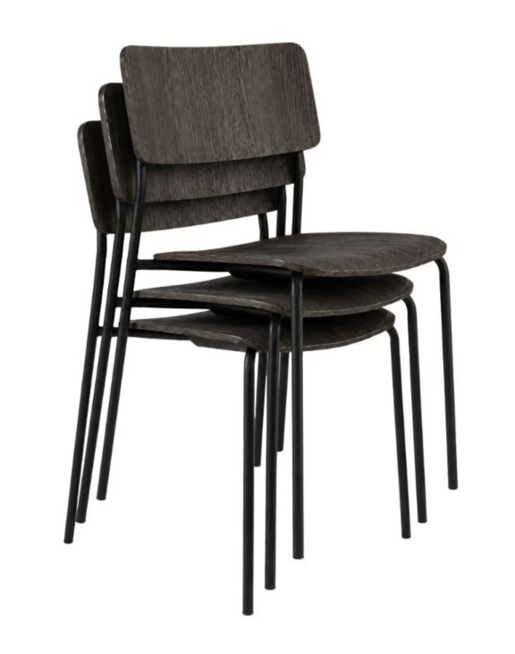Krzesło konferencyjne Hubi 4L Wood