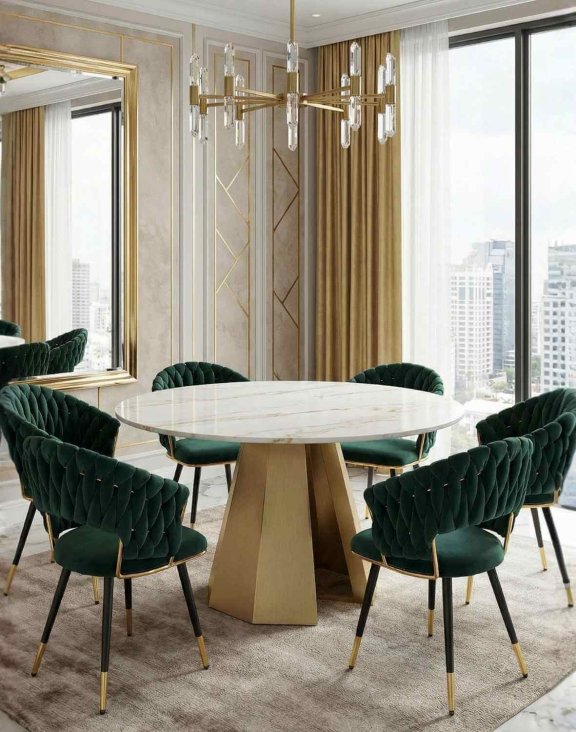 krzesło k551 zielone, tapicerowane velvet, nowoczesny design