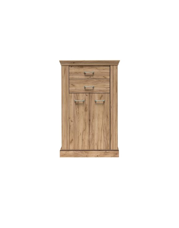 Wąska komoda Antica  A-3 kraft złoty 82 cm