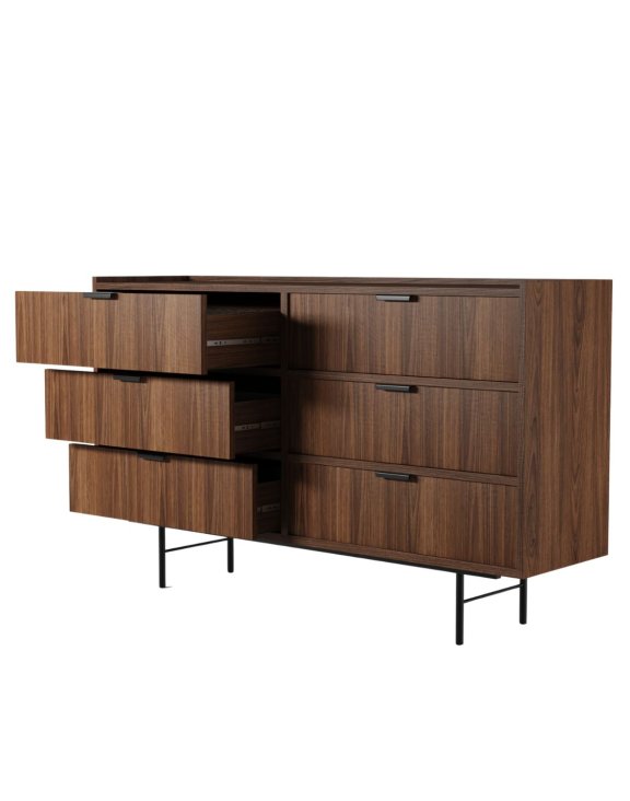 komoda 6s edison brown warmia walnut