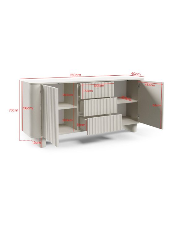 kaszmirowa komoda trenza 2d3s