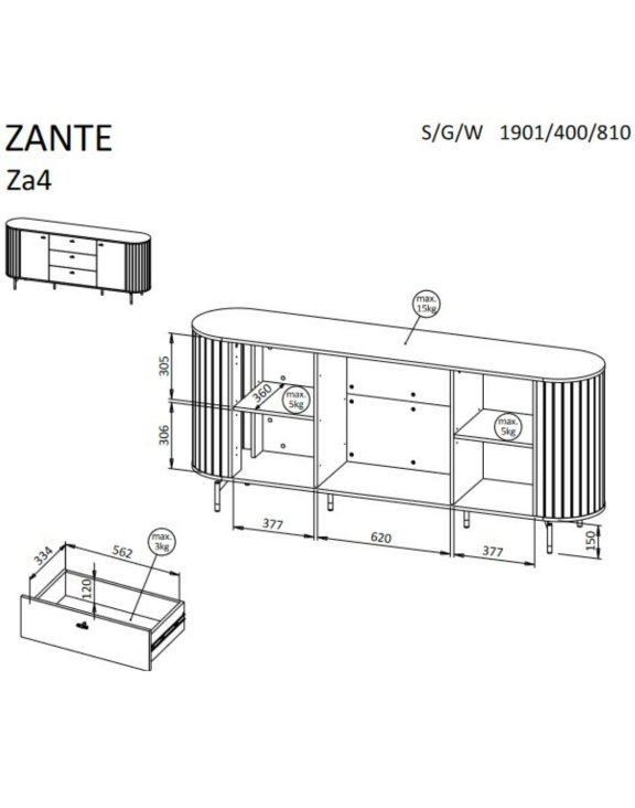 komoda-zante-za4-czarna