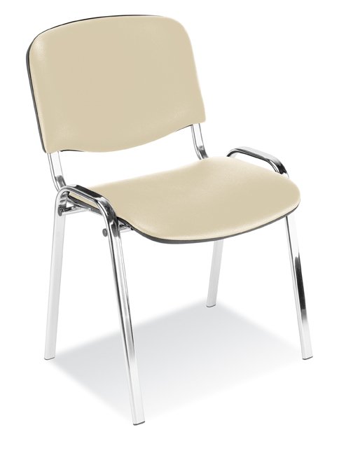 Krzesło Iso bianco chrome
