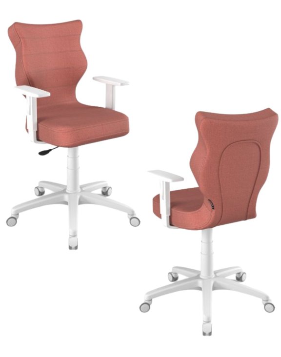 Krzesło młodzieżowe Duo, biała podstawa, rozmiar 6, wzrost 159-188 cm