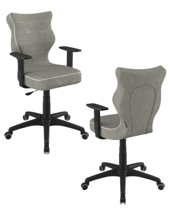 Krzesło młodzieżowe Duo, czarna podstawa, rozmiar 6, wzrost 159-188 cm