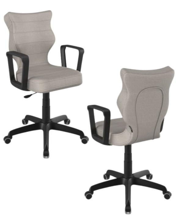 Krzesło młodzieżowe Entelo Norm, Czarna Podstawa, Rozmiar 6 (wzrost 159 - 188 cm)