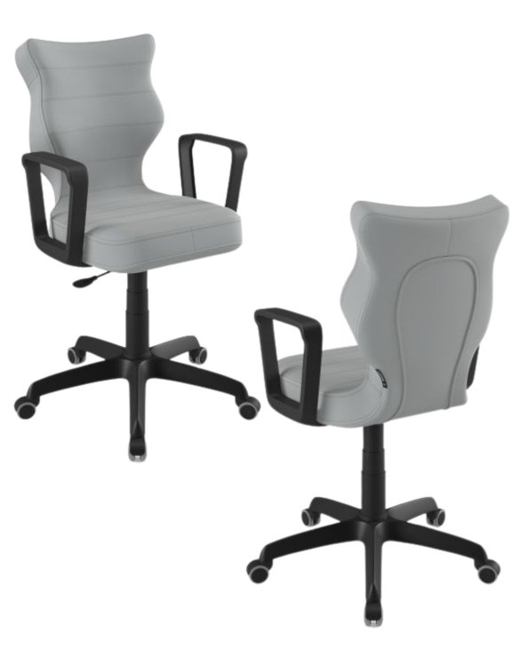 Krzesło młodzieżowe Entelo Norm, Czarna Podstawa, Rozmiar 6 (wzrost 159 - 188 cm)