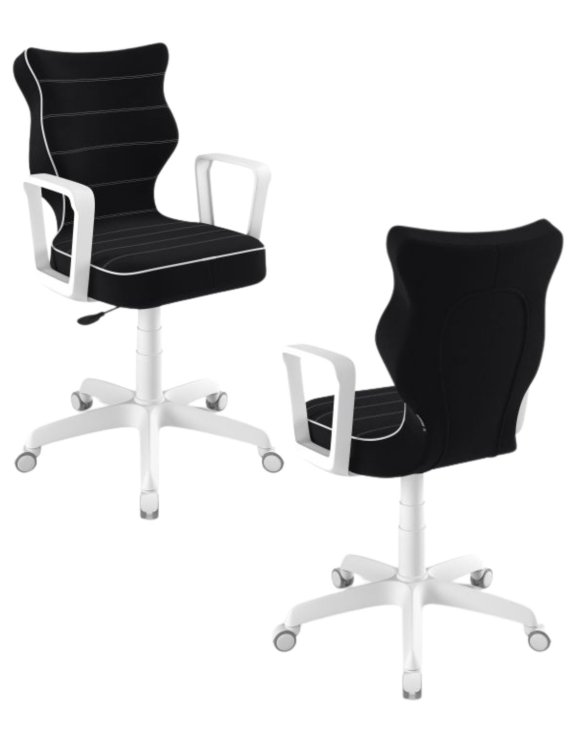 Krzesło młodzieżowe Entelo Norm, Biała Podstawa, Rozmiar 5 (wzrost 146 - 176,5 cm)