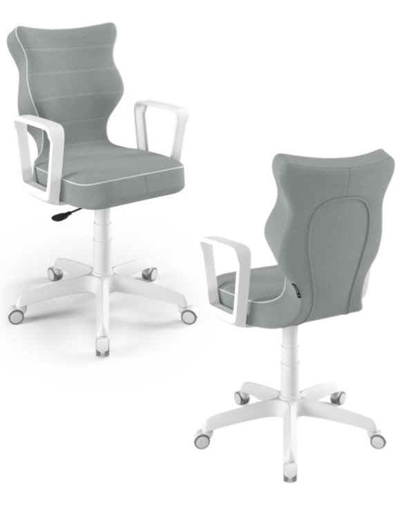 Krzesło młodzieżowe Entelo Norm, Biała Podstawa, Rozmiar 6 (wzrost 159 - 188 cm)