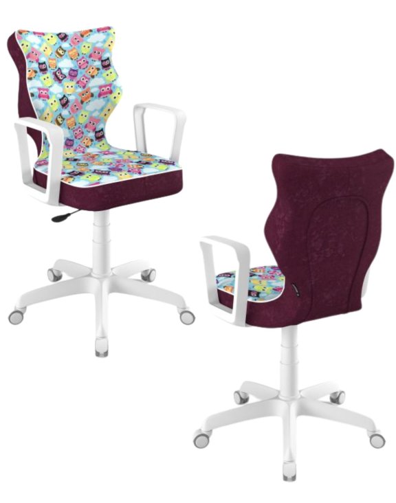 Krzesło młodzieżowe Entelo Norm, Biała Podstawa, Rozmiar 6 (wzrost 159 - 188 cm)