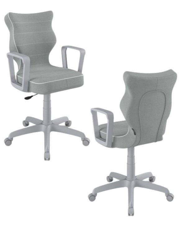 Krzesło młodzieżowe Entelo Norm, Szara Podstawa, Rozmiar 5 (wzrost 146 - 176,5 cm)