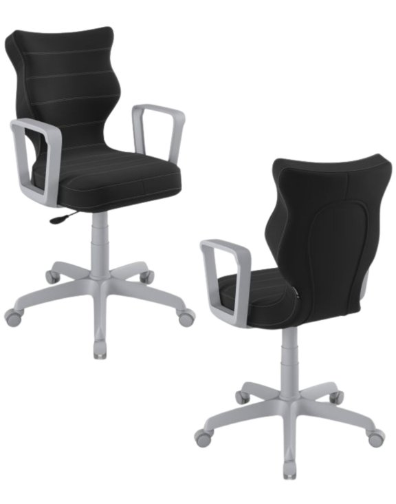 Krzesło młodzieżowe Entelo Norm, Szara Podstawa, Rozmiar 5 (wzrost 146 - 176,5 cm)