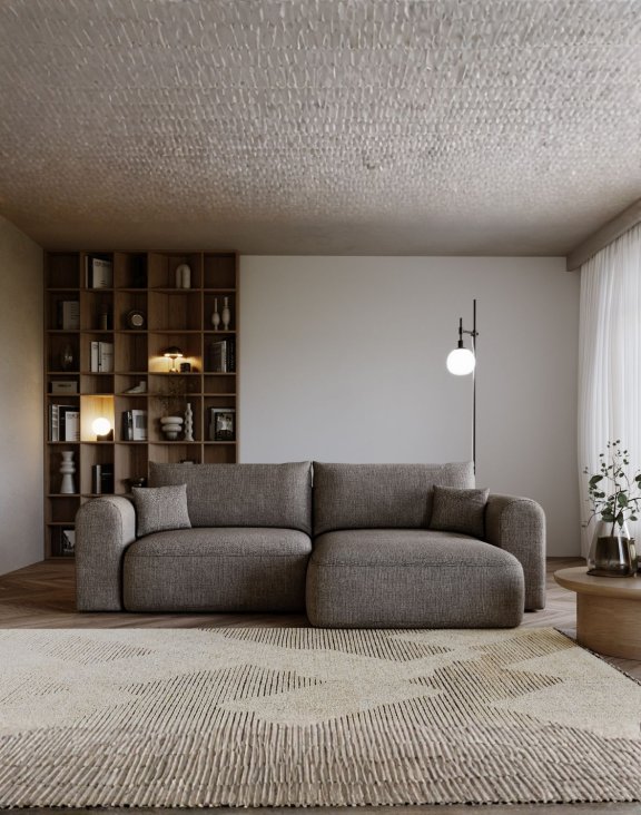 narożnik next z funkcją spania i pojemnikiem 274 cm