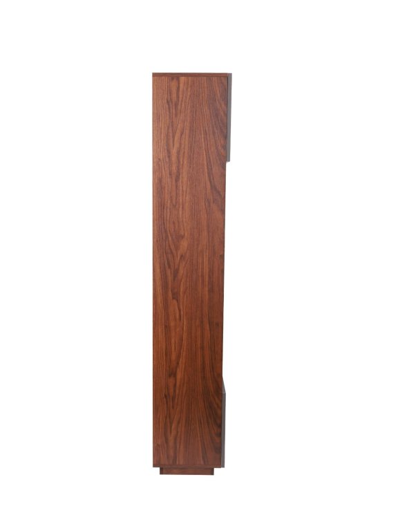 regał nevada ciemny dąb z szarymi drzwiczkami 110 cm (BS02)