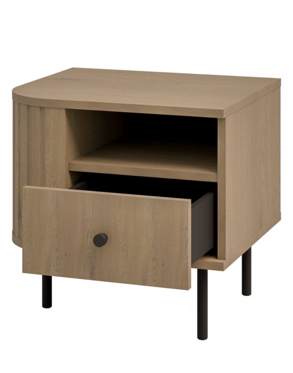 Szafka nocna Ovalio Dąb Cremona Typ 801