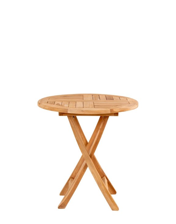 stół ogrodowy oviedo Ø70 cm z drewna tekowego (7501100)