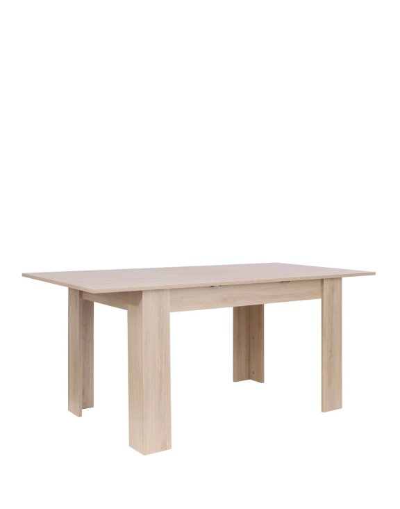 stół rozkładany do jadalni palermo 120-160x80 cm, dąb naturalny