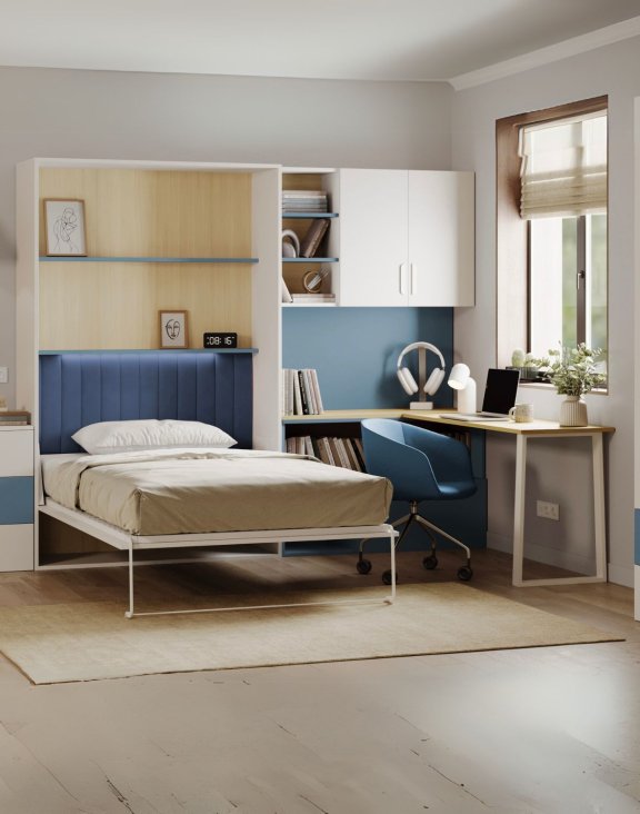 polkotapczan flexi bed lumi niebieski mglisty