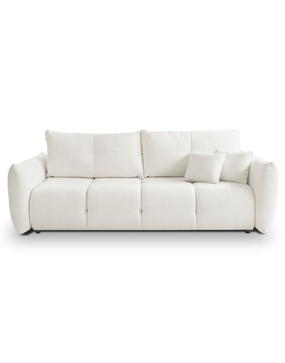 biała sofa base z funkcją spania