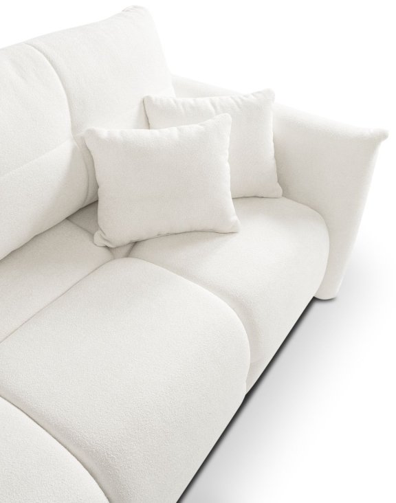 biała sofa base z funkcją spania