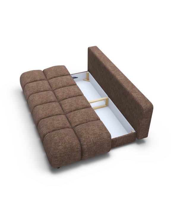 brązowa sofa moko z funkcją spania