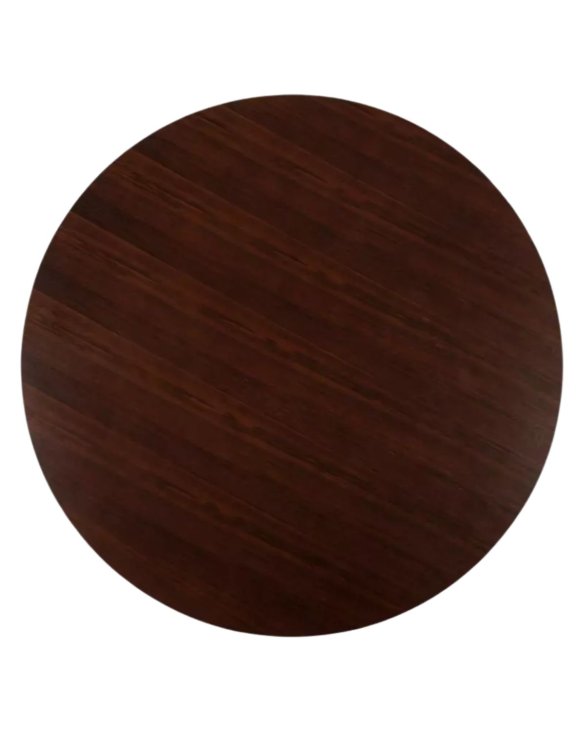 Stół okrągły Rondo 120 cm orzech, okleina naturalna