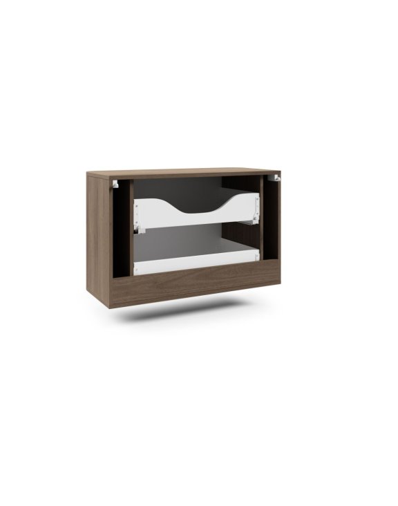 Wisząca szafka łazienkowa Lando 80 cm orzech elegant