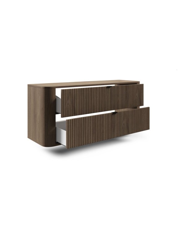 Wisząca szafka łazienkowa Lando 120 cm orzech elegant