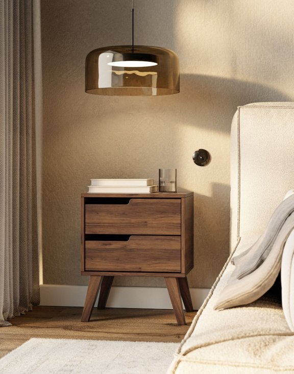 szafka nocna nordelo warmia walnut