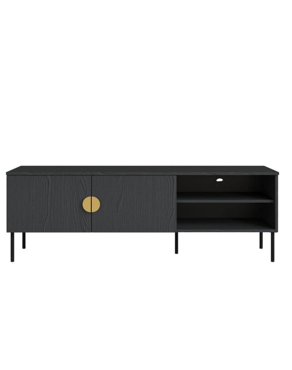 Szafka RTV MOND 08 Czarny 160 cm