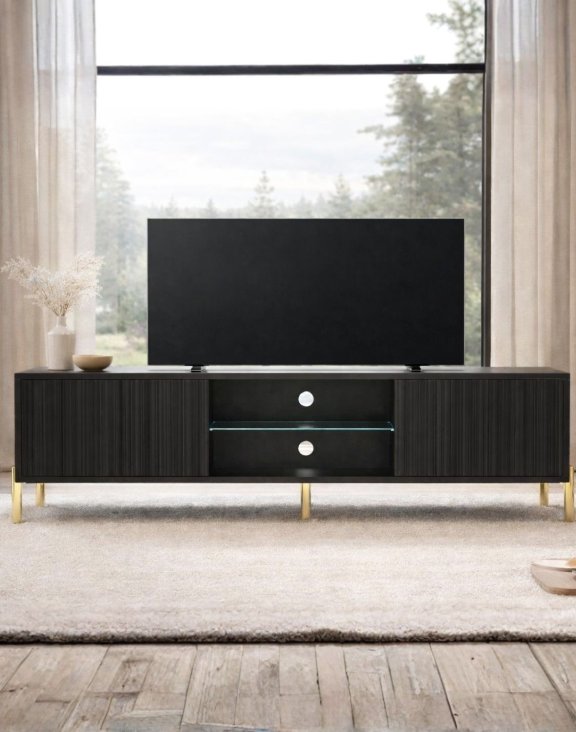 rtv oslo czarna 135 cm