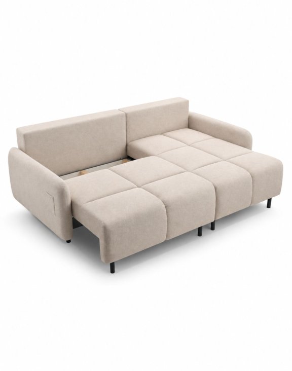 Narożnik Tiko 208 cm prawy beżowy - wysyłka express 24h