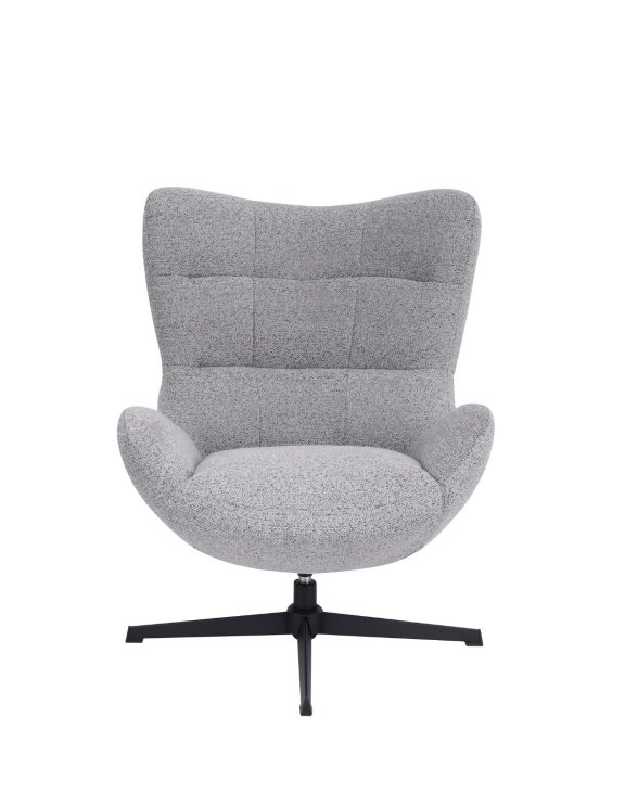 fotel wypoczynkowy velo, design i funkcja obrotowa, szary