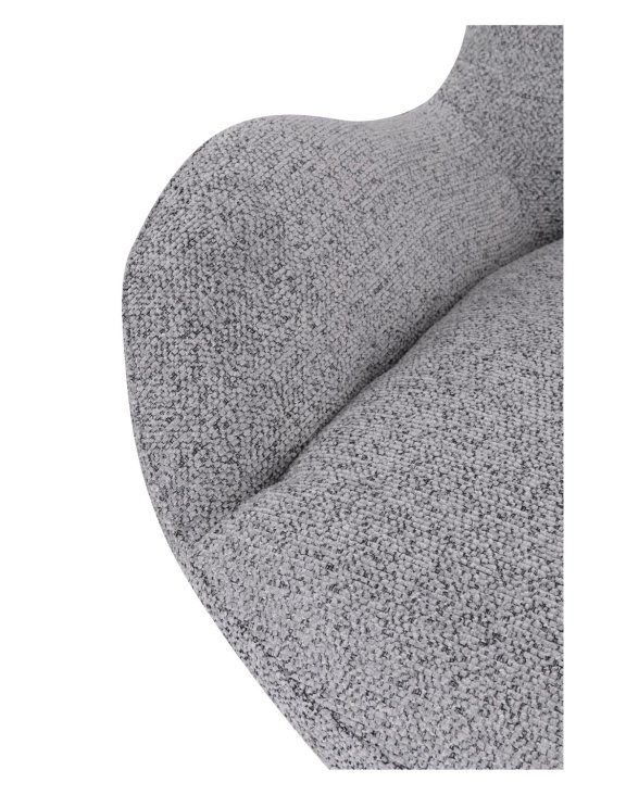 fotel wypoczynkowy velo, design i funkcja obrotowa, szary