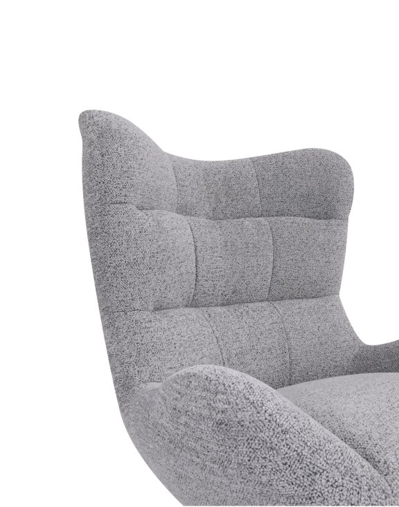 fotel wypoczynkowy velo, design i funkcja obrotowa, szary