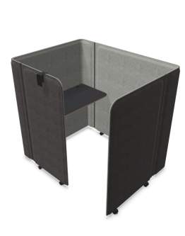 Ścianka Wyciszająca Boks Brainy Felt Grey