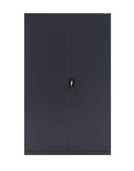 Metalowa szafa zamykana na klucz do biura 185x115 cm Essen: antracytowa