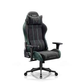 Fotel gamingowy materiałowy Small Size, czarno-zielony Diablo X-One 2.0 Forest Green