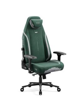 Fotel gamingowy z magnetycznym zagłówkiem zielony Diablo X-Eye Prime Forest Green