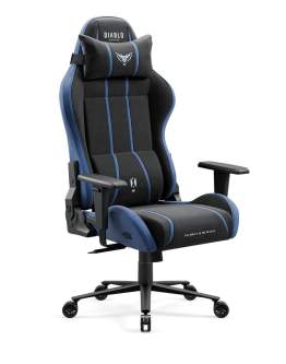 Fotel gamingowy materiałowy Diablo X-One Normal: Night Blue