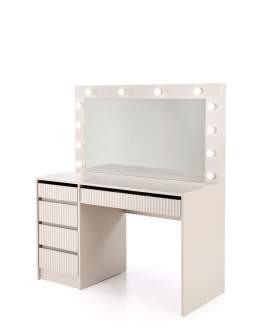 Toaletka z lustrem Hollywood 2 XL, kaszmir