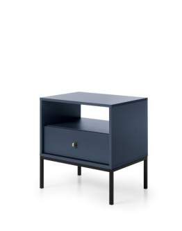 Szafka nocna Mono granatowa (MS54), navy/black
