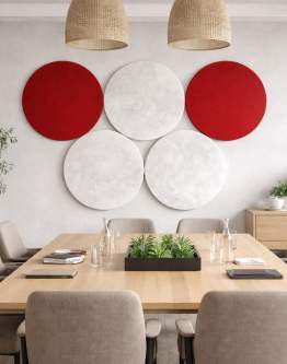 Panel akustyczny ścienny Silence Round 50×50 cm