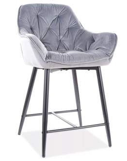 Półhoker Cherry H-2 Velvet Szary
