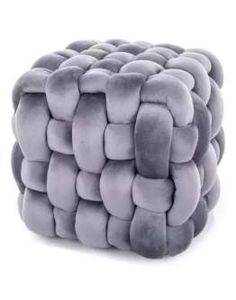 Puf Faris Velvet Szary