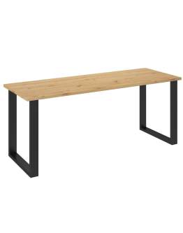Stół Imperial, blat artisan 185 × 67 cm