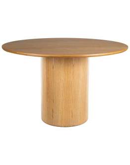 Stół okrągły Rondo 120 cm dąb, okleina naturalna