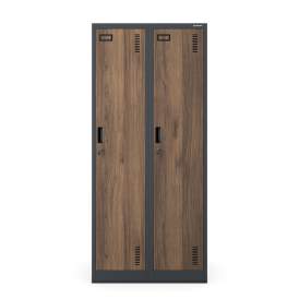 Szafa ubraniowa Kacper Eco Design 80x180: antracytowa/orzech