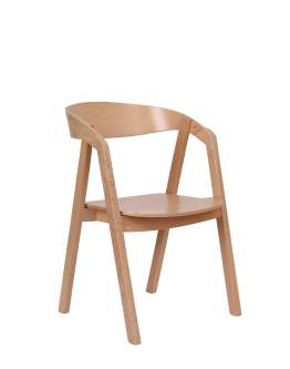 Krzesło drewniane do jadalni Tove Buk Wood