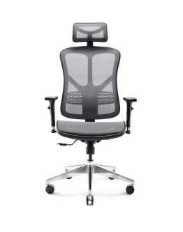 Fotel ergonomiczny Diablo V-Basic czarno-szary (952)